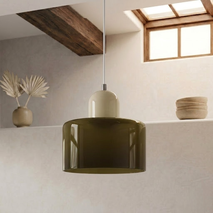 Wisząca lampa pierścieniowa o rozszerzonym designie halo