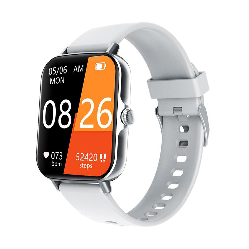 Wodoodporny smartwatch z pomiarem ciśnienia krwi, saturacji krwi i snu
