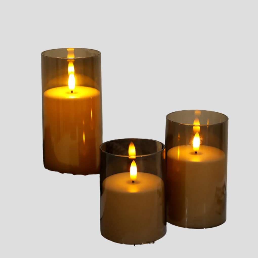Zestaw świec LED 3-częściowy
