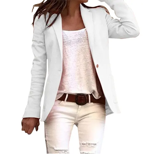 Kendra – Kobiecy Casual Praca Blazer | Długie Rękawy