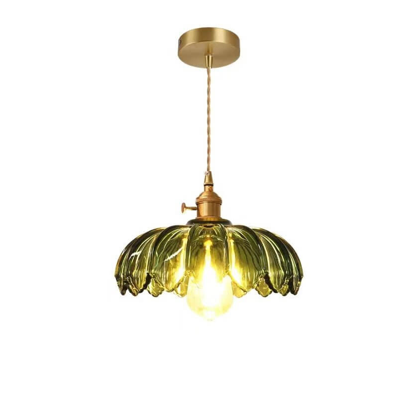 Szklana Lampa Wisząca - Romantyczna Atmosfera