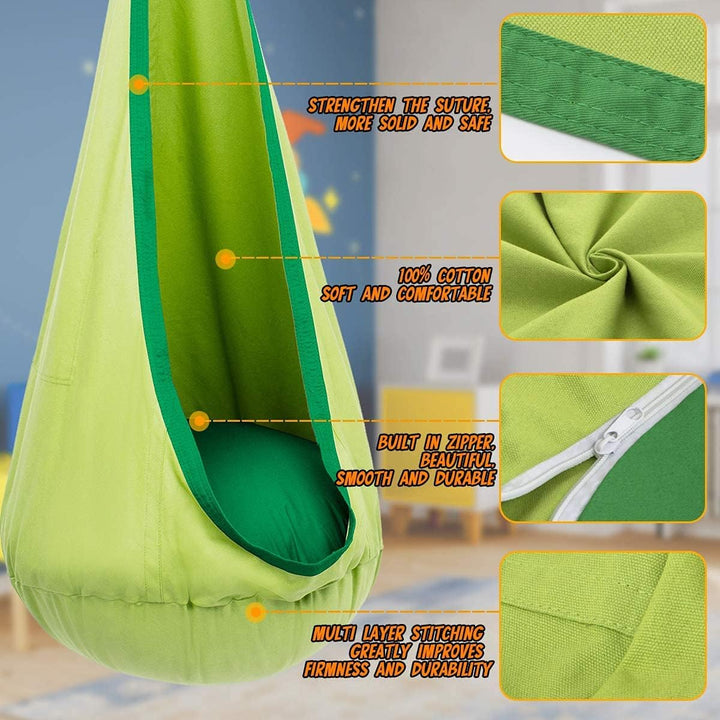 Fotel bujany wiszący – relaksujący i zabawny design