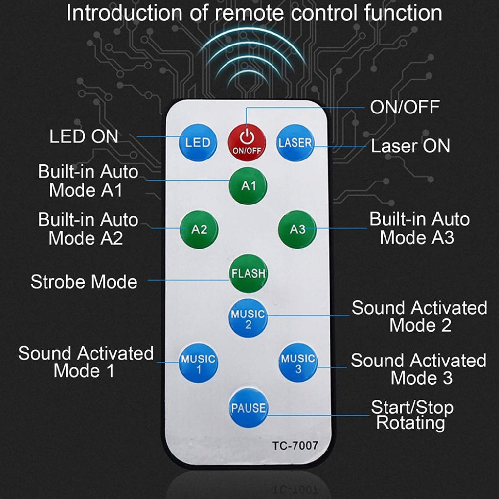 2-w-1 Laser Disco Light