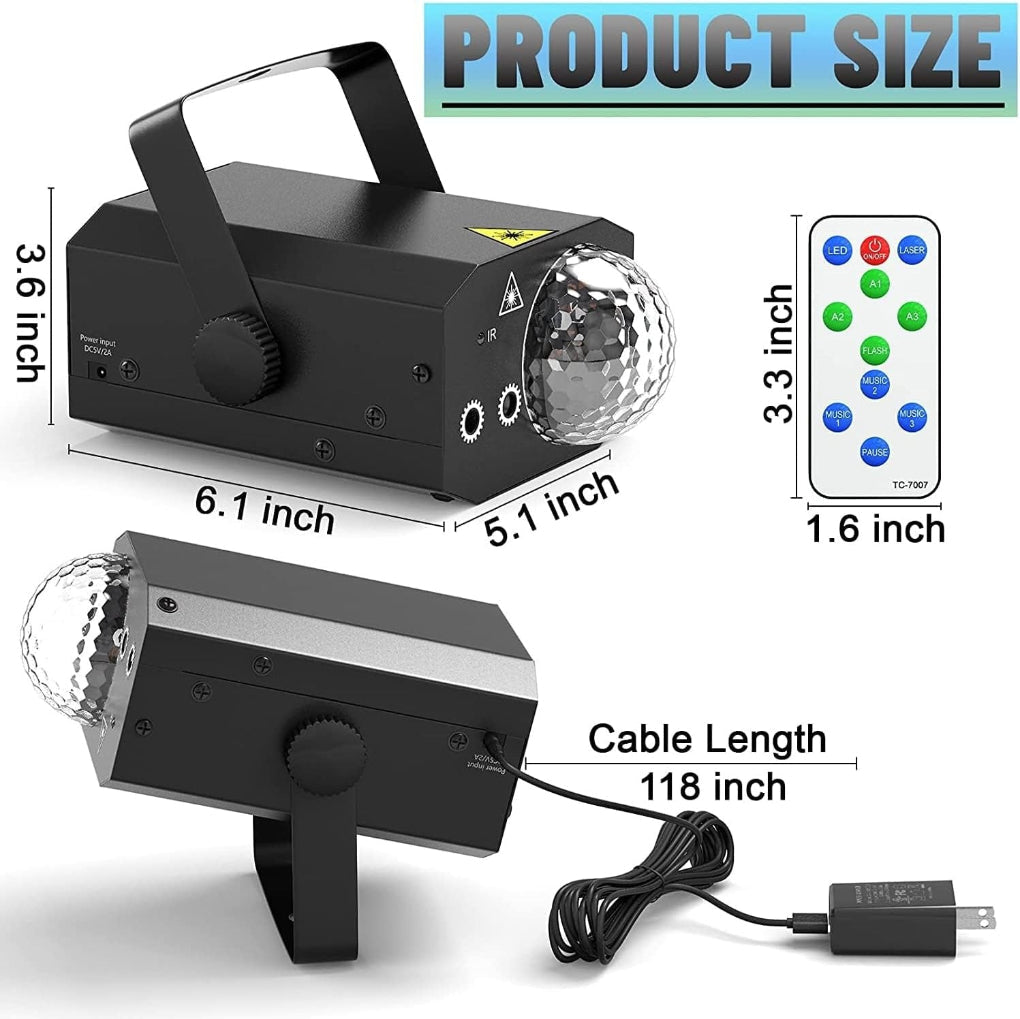 2-w-1 Laser Disco Light