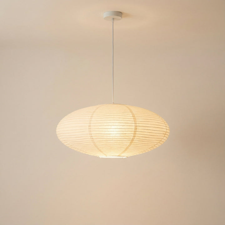 Lampa wisząca z papieru Wabi
