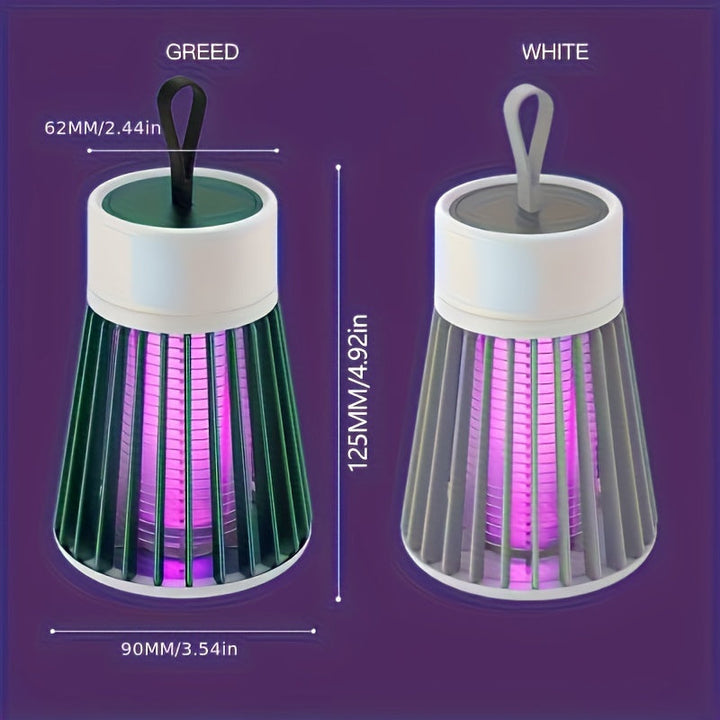 Ładowana przez USB lampa owadobójcza – cicha i wygodna do użytku wewnętrznego i na biurko