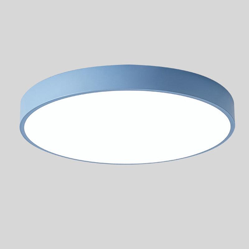 Okrągła lampa sufitowa Nordic Macaron z drewna