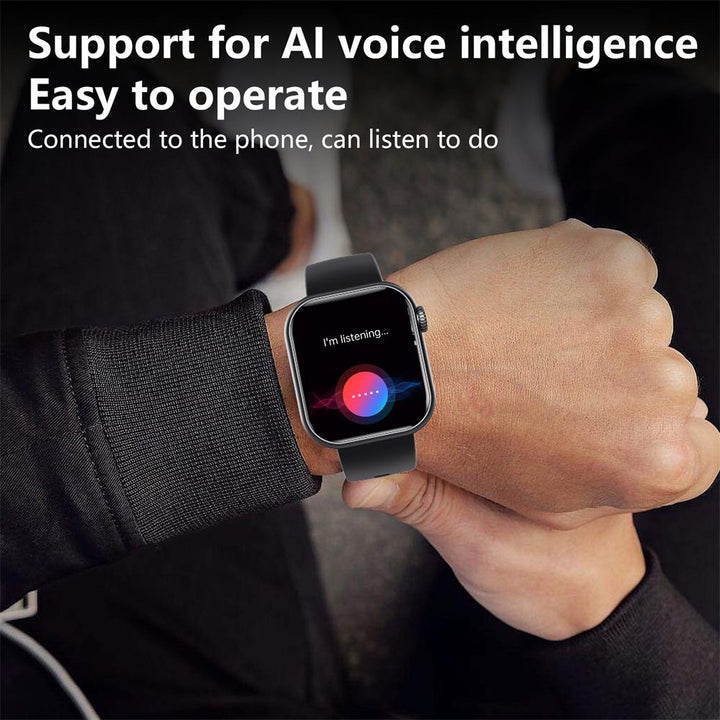 Wodoodporny smartwatch z pomiarem ciśnienia krwi, saturacji krwi i snu