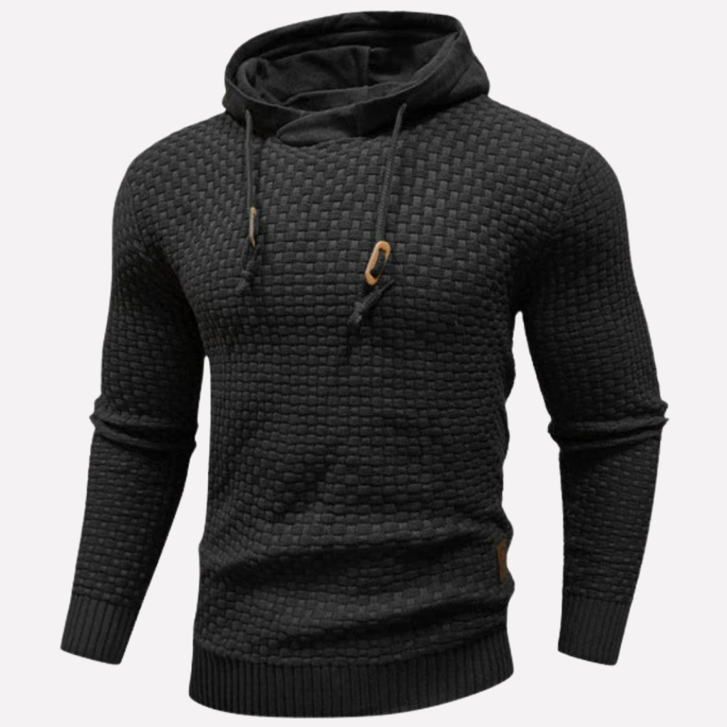 Męski Hoodie – Relaksowany Pulower