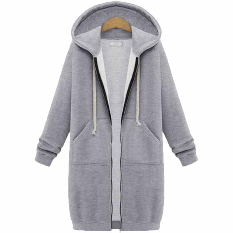 Casualowy długi kardigan damski - CozyZip