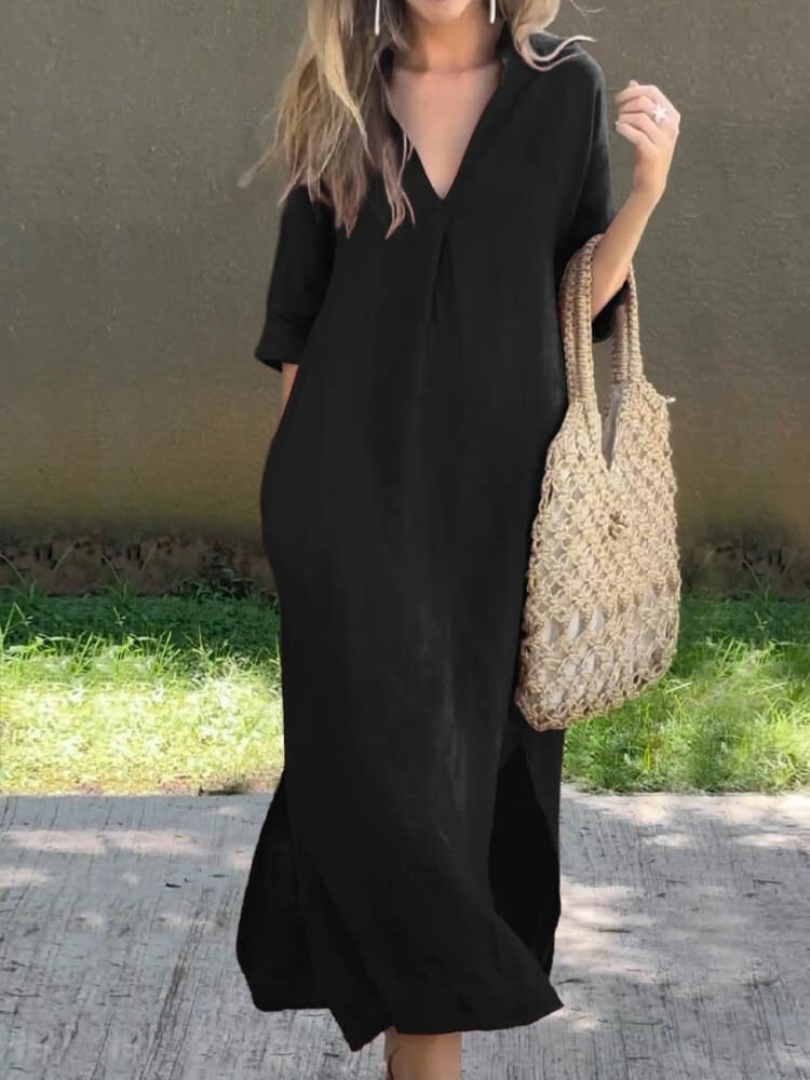 Brigittel – Sukienka Maxi dla Kobiet | Bezwysiłkowa Elegancja