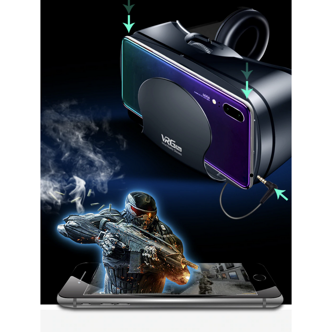 Innowacyjne Okulary VR Headset do iPhone i Android Immersyjna Wirtualna Rzeczywistość w Zasięgu Ręki