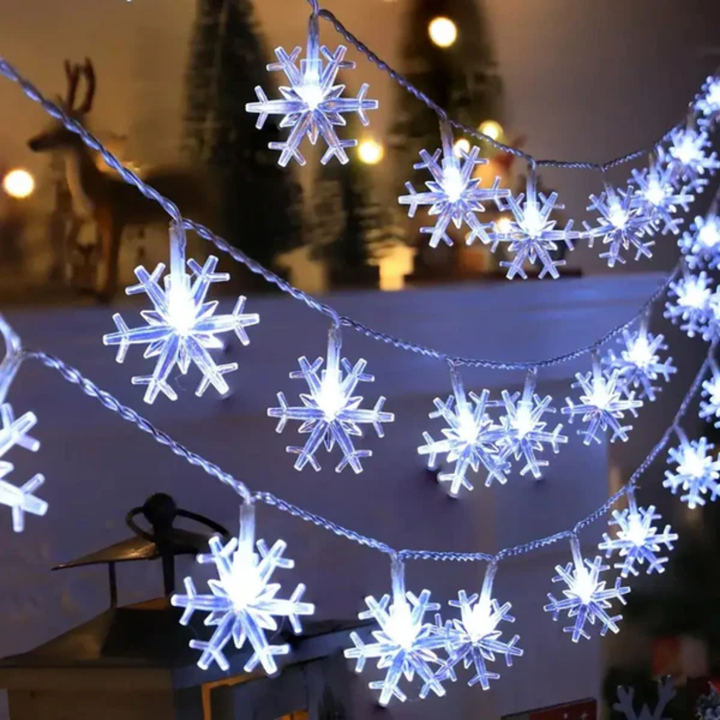 LED Snieżynka String Lights