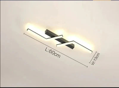 Nowoczesna lampa sufitowa LED – lampa geometryczna