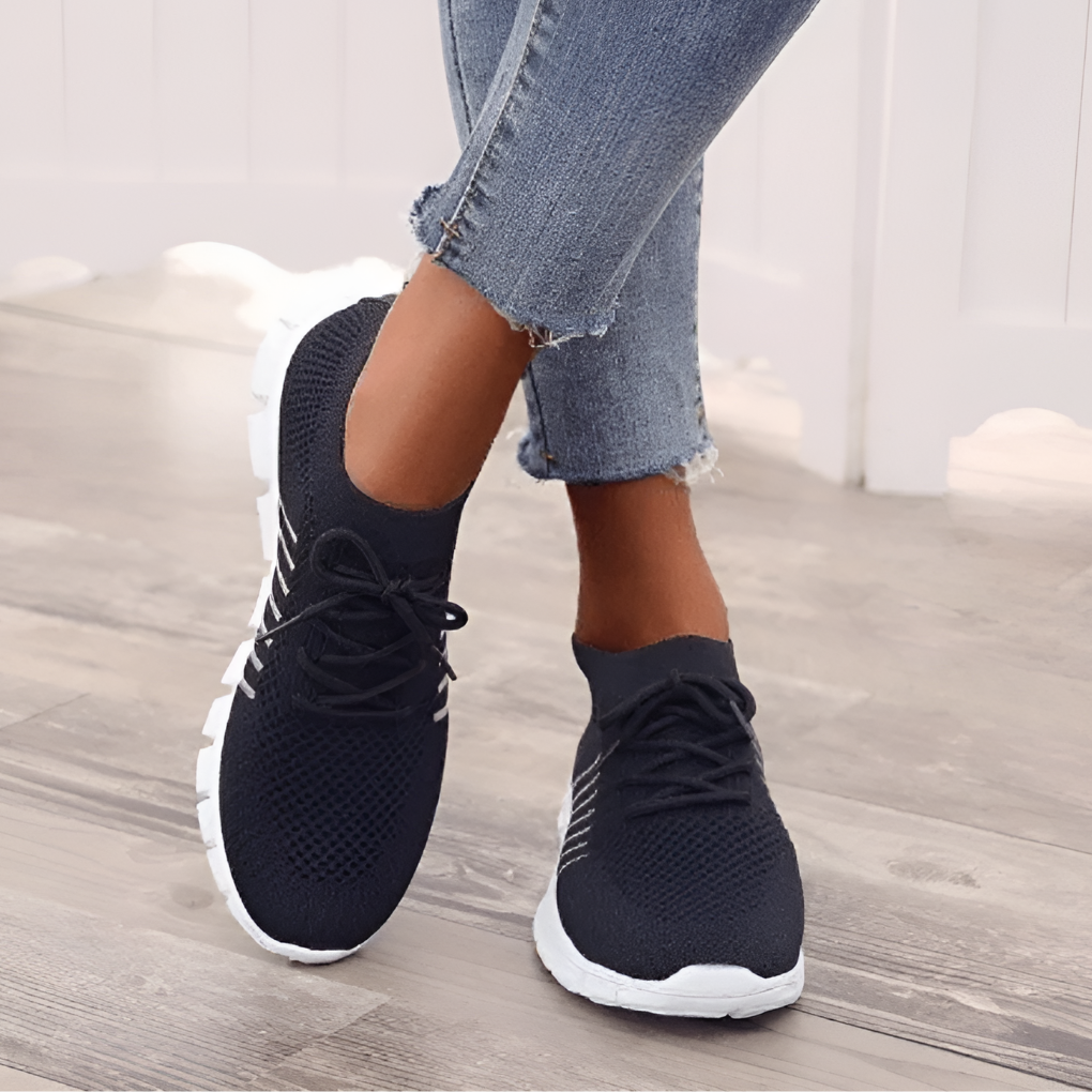 Damskie lekkie sneakersy z siateczki