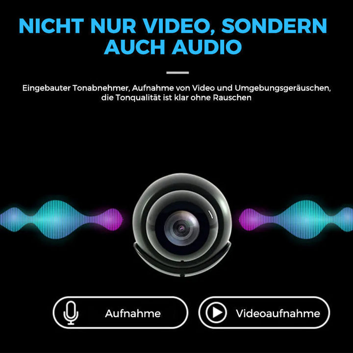 Mini kamera monitorująca WiFi 1080p | Ukryte widzenie w nocy | Alarm ruchu | Dźwięk