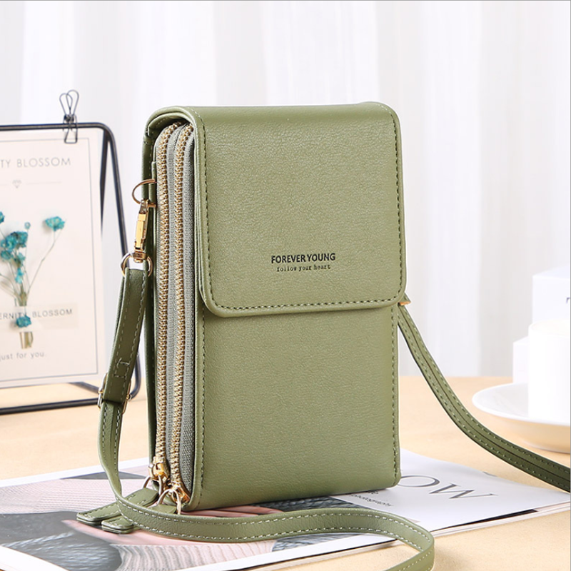 Torba na Telefon z Ekranem Dotykowym i Funkcją Portfela – Kompaktowa Torba Crossbody na Co Dzień