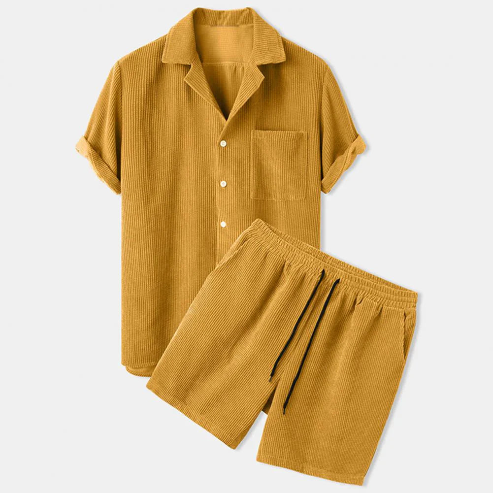 BreezeSet – Zestaw szortów męskich z sztruksu