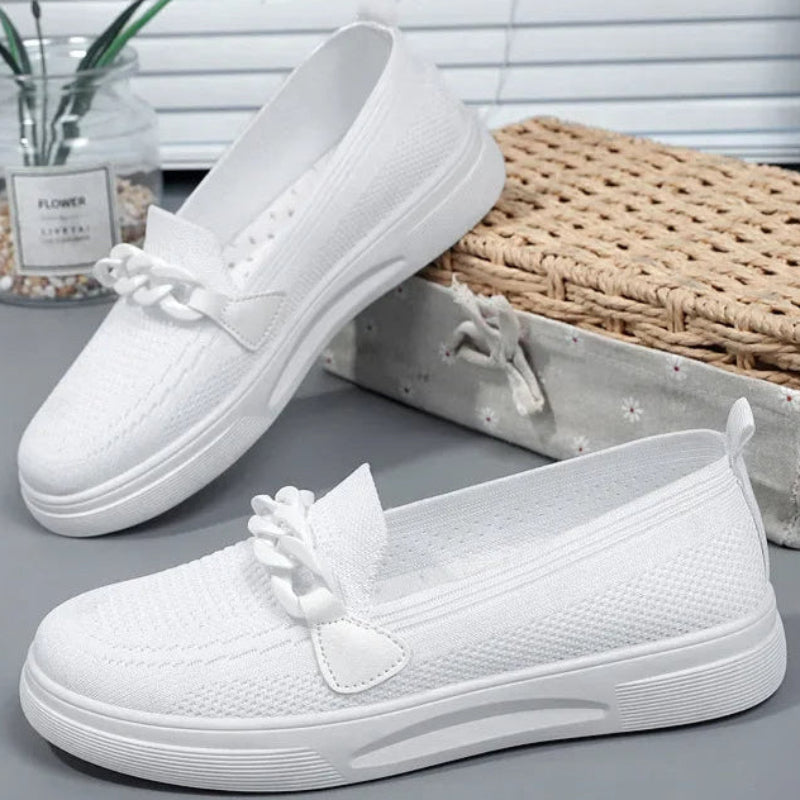 Wygodne damskie sneakersy wsuwane