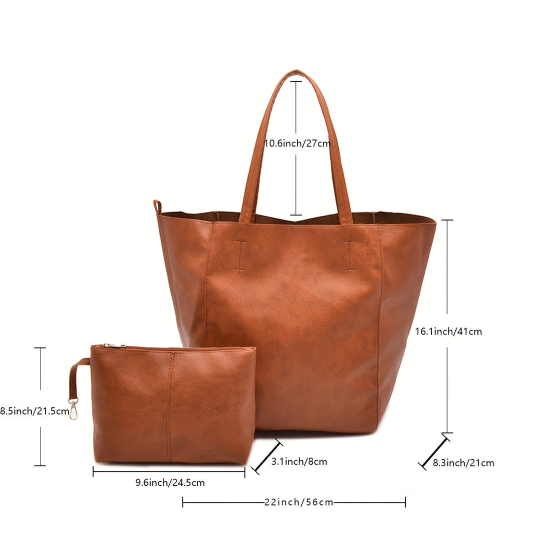 Elegancka miękka torba tote – praktyczna i modna