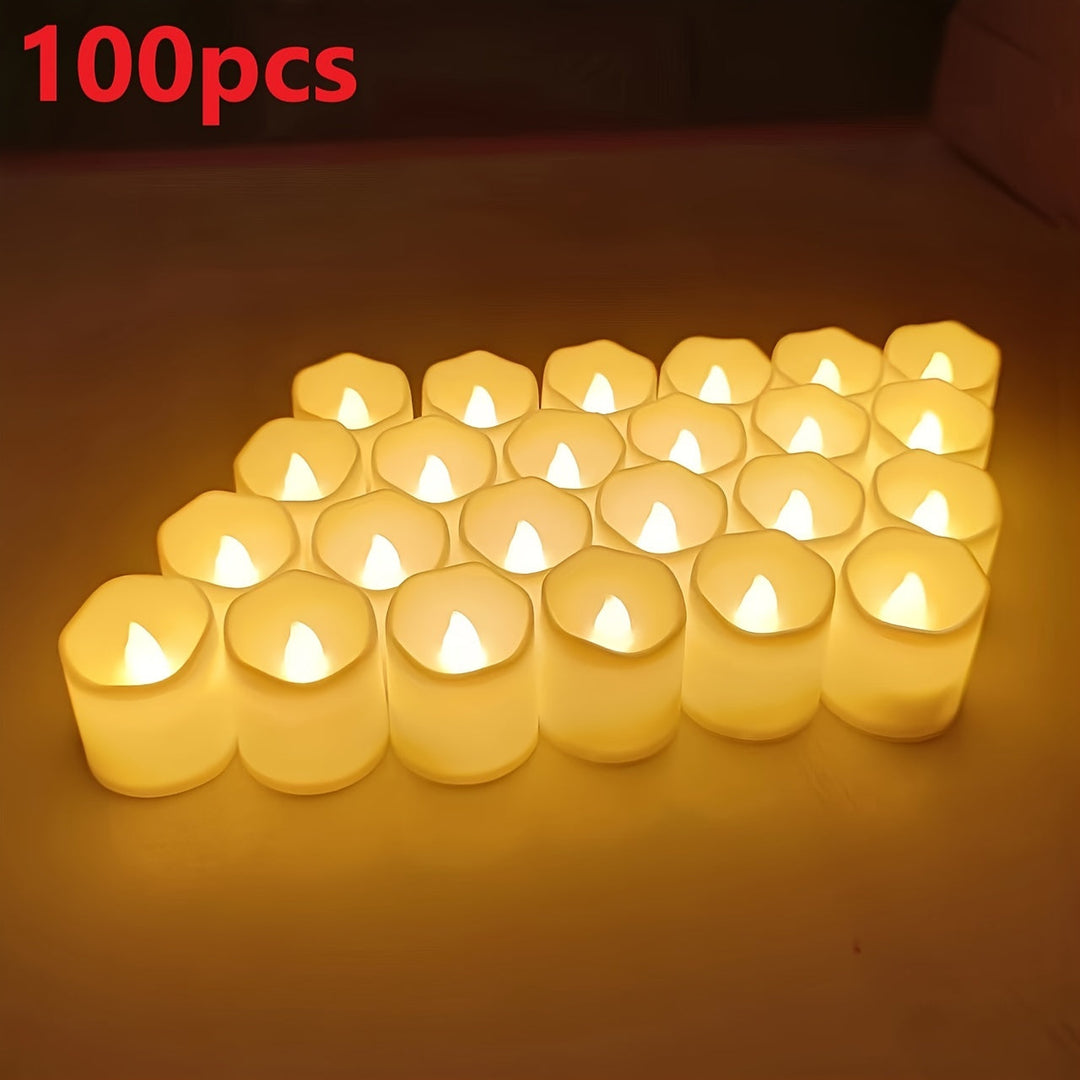 Bezpłomieniowe świece LED na baterie – 24–96 sztuk