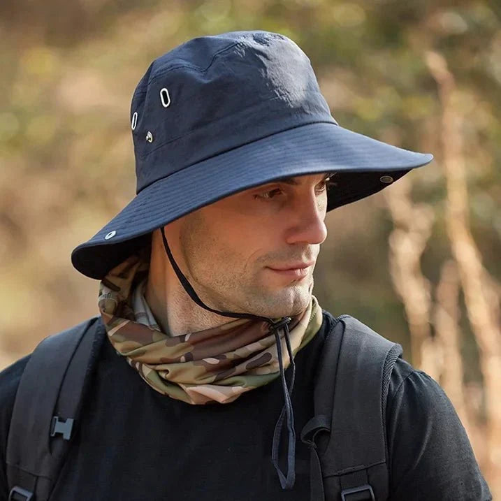 Kapelusz SUNSAFE – przewiewny kapelusz przeciwsłoneczny z ochroną UV na przygody na świeżym powietrzu