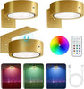 Regulowana magnetyczna lampka do obrazów | LED z dotykiem i pilotem, RGB/biała, USB
