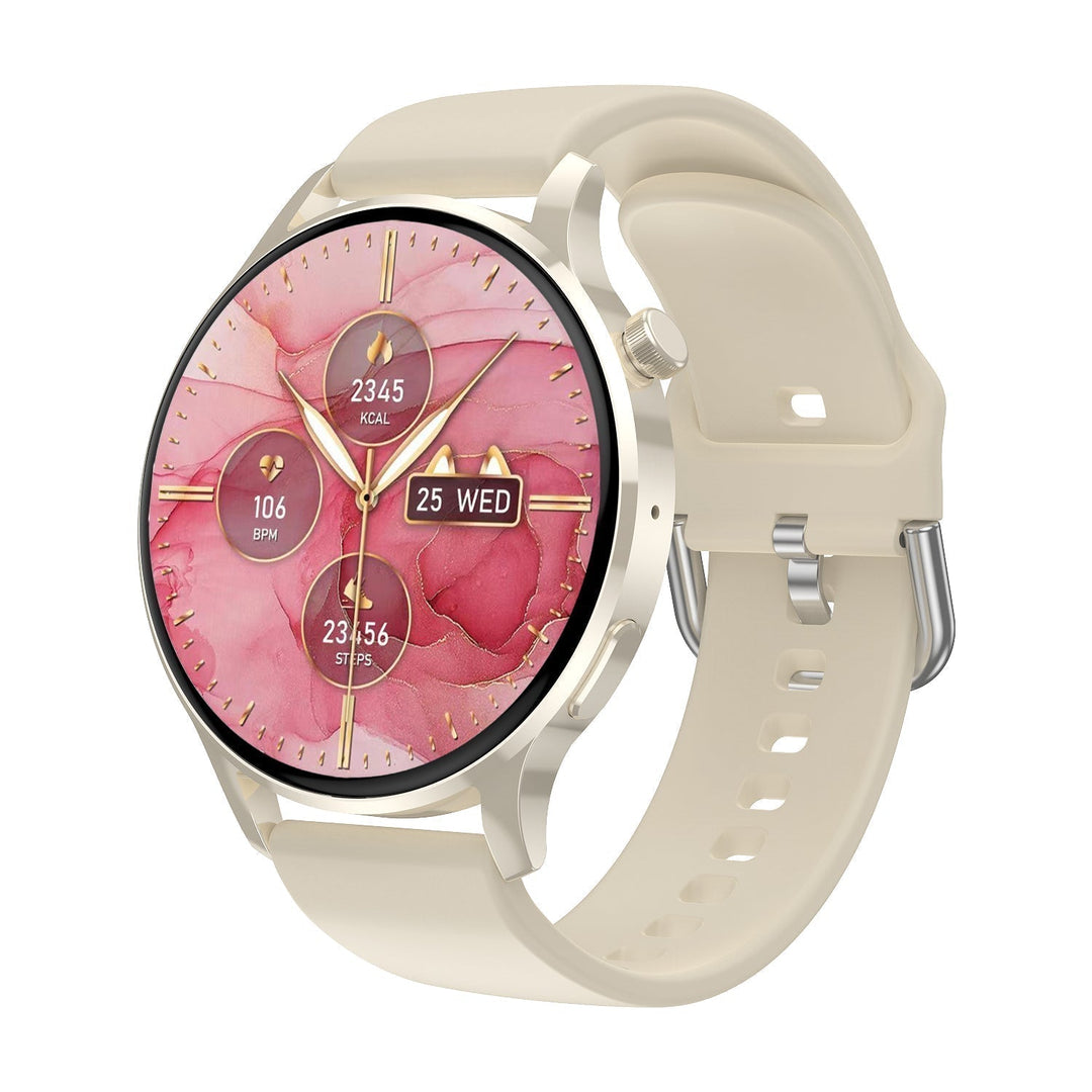 Wodoodporny smartwatch z pomiarem ciśnienia krwi, saturacji krwi i snu