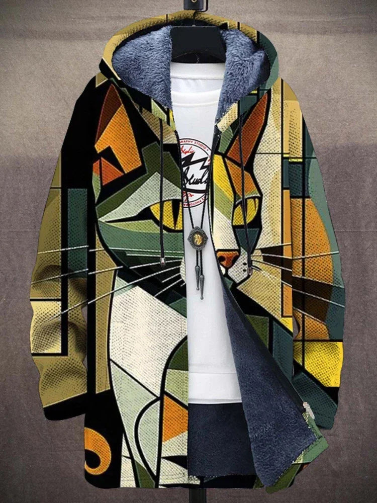 Milan – Retro Kamizelka Colorblock dla Mężczyzn