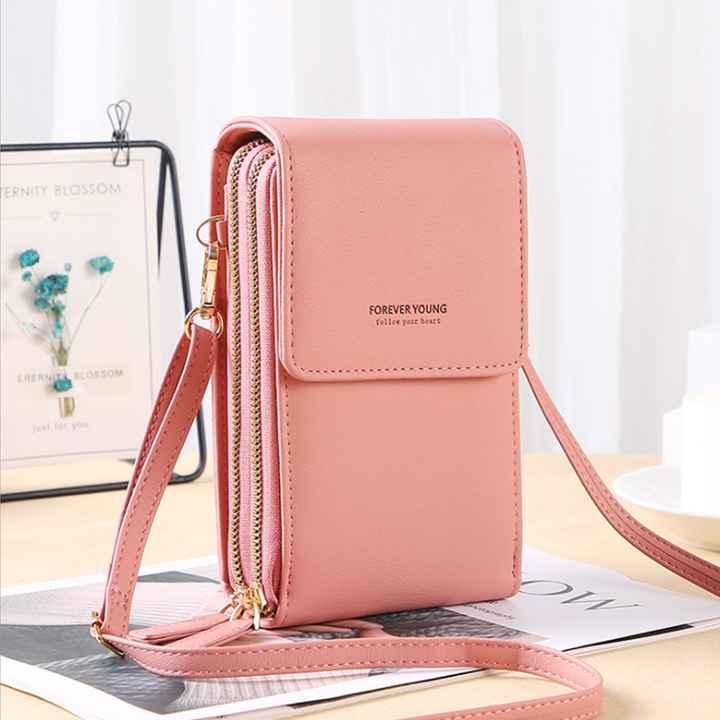 Torba na Telefon z Ekranem Dotykowym i Funkcją Portfela – Kompaktowa Torba Crossbody na Co Dzień