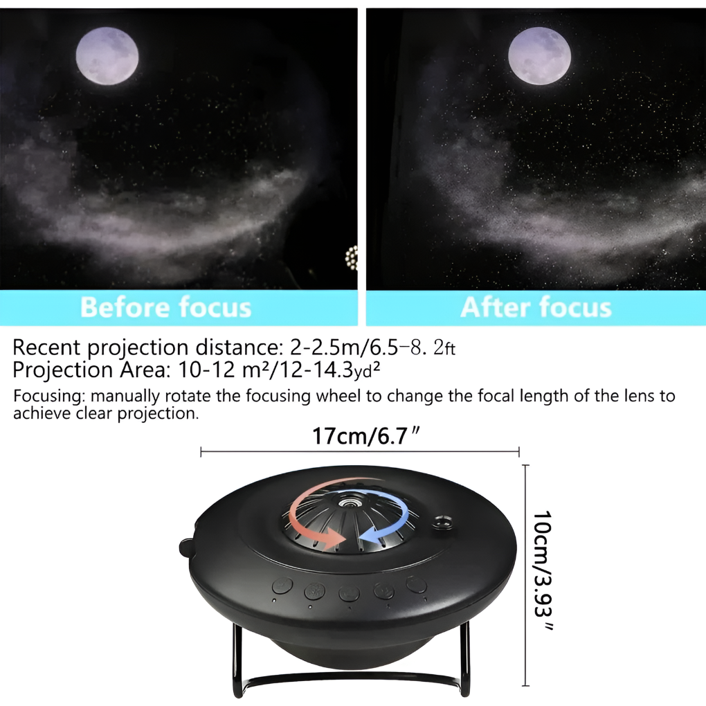 Projektor Galaktyczny z Efektami Planetarium