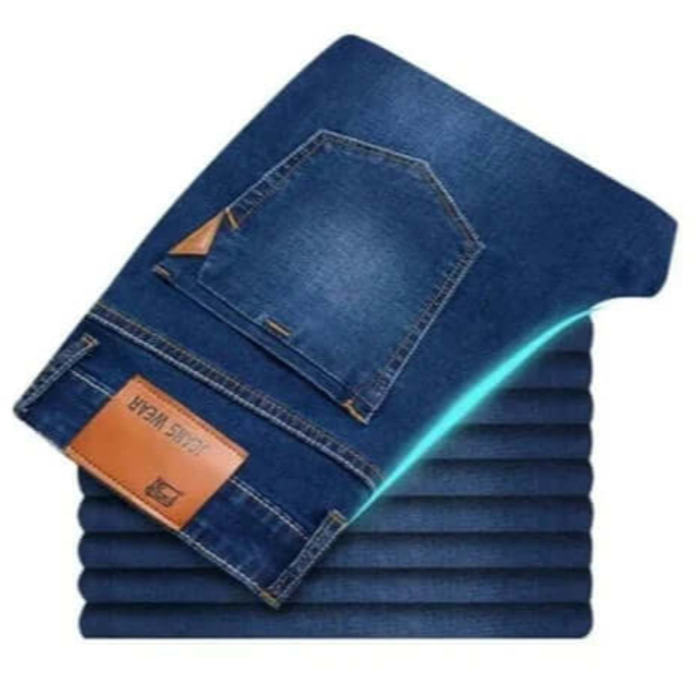 Męskie Dżinsy Proste - Trwały Denim
