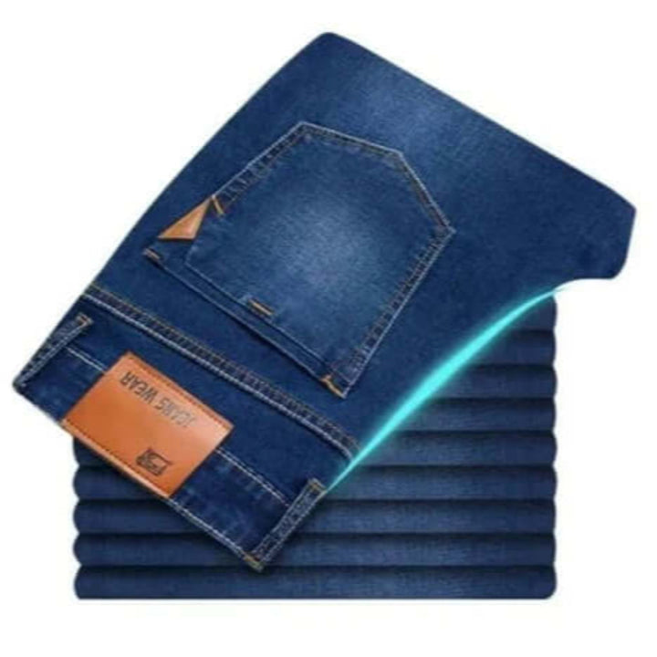 Męskie Dżinsy Proste - Trwały Denim