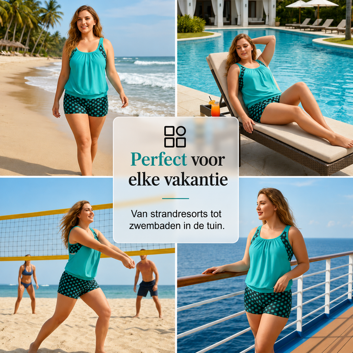 Nynke™ | Tankini Modelujące Brzuch