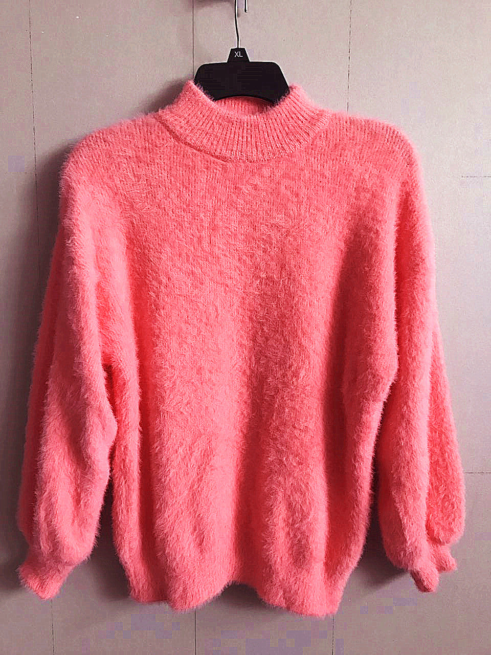 Sweter z golfem z moheru