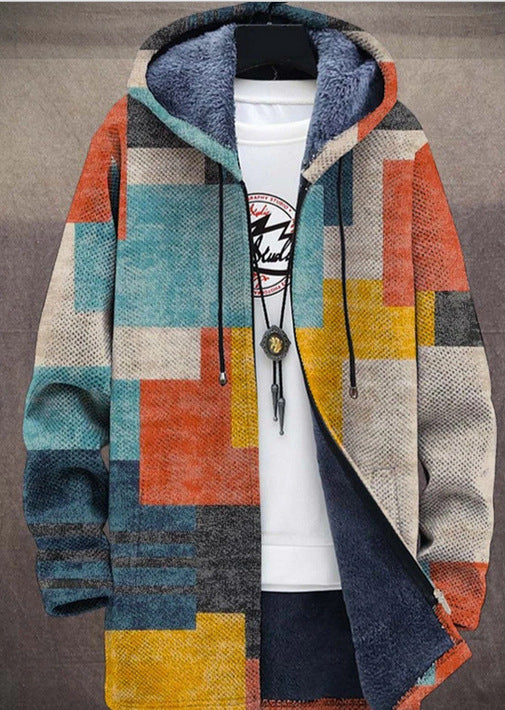 Milan – Retro Kamizelka Colorblock dla Mężczyzn