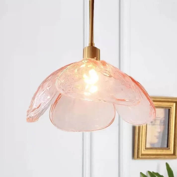 Lampa Wisząca Liść Kwiatu - Elegancka Lampka Nocna