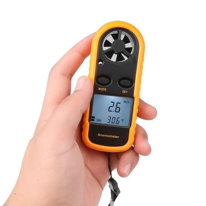 Kompaktowy cyfrowy anemometr – przenośny i precyzyjny do pomiarów na zewnątrz