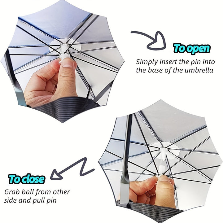 Kapelusz-parasol SunShade – lekki, chroniący przed UV i bezdotykowy