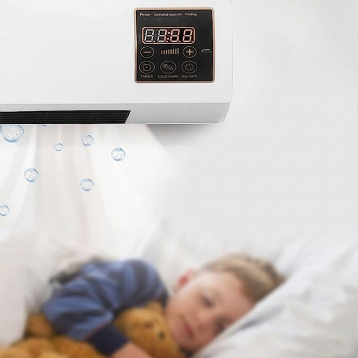 Klimatyzator ścienny 4 w 1 bez kanału – chłodzenie, ogrzewanie, wentylacja, osuszanie, cicha praca z timerem