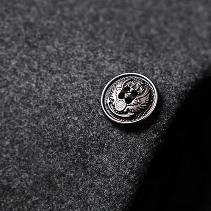 Alexander – Długi Formalny Męski Płaszcz z Ponadczasową Elegancją