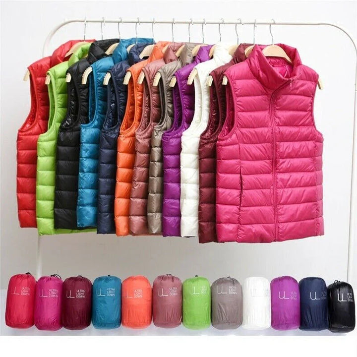 Wiatroodporny Kobiecy Bodywarmer z Zipperem