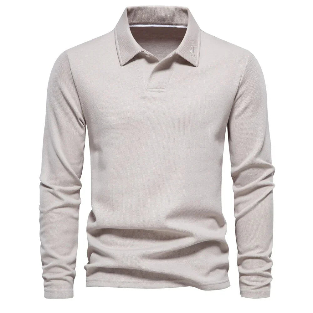 Alonso Męski Casual Polo Sweter – Ponadczasowy Komfort na Co Dzień