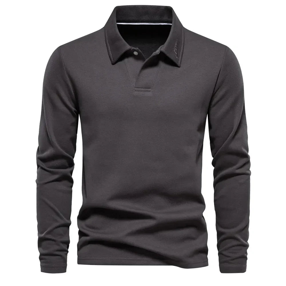 Alonso Męski Casual Polo Sweter – Ponadczasowy Komfort na Co Dzień