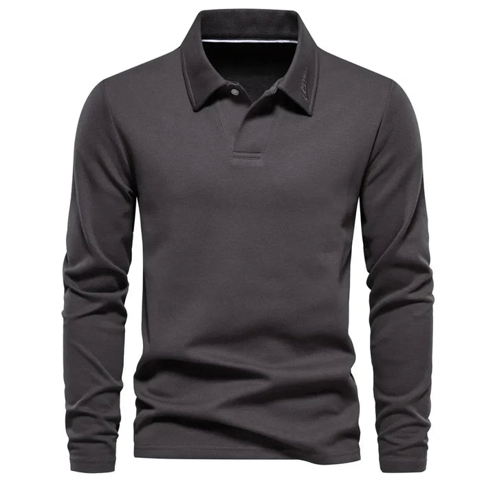 Alonso Męski Casual Polo Sweter – Ponadczasowy Komfort na Co Dzień
