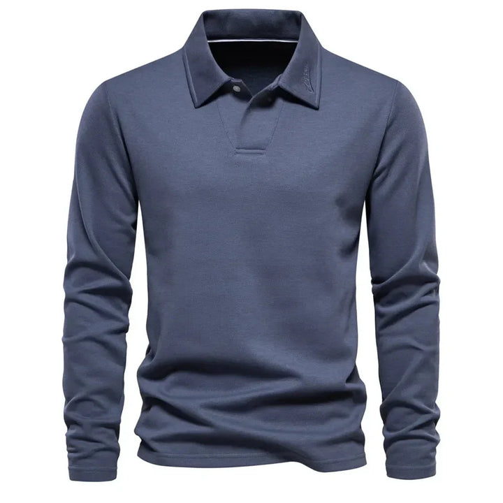 Alonso Męski Casual Polo Sweter – Ponadczasowy Komfort na Co Dzień