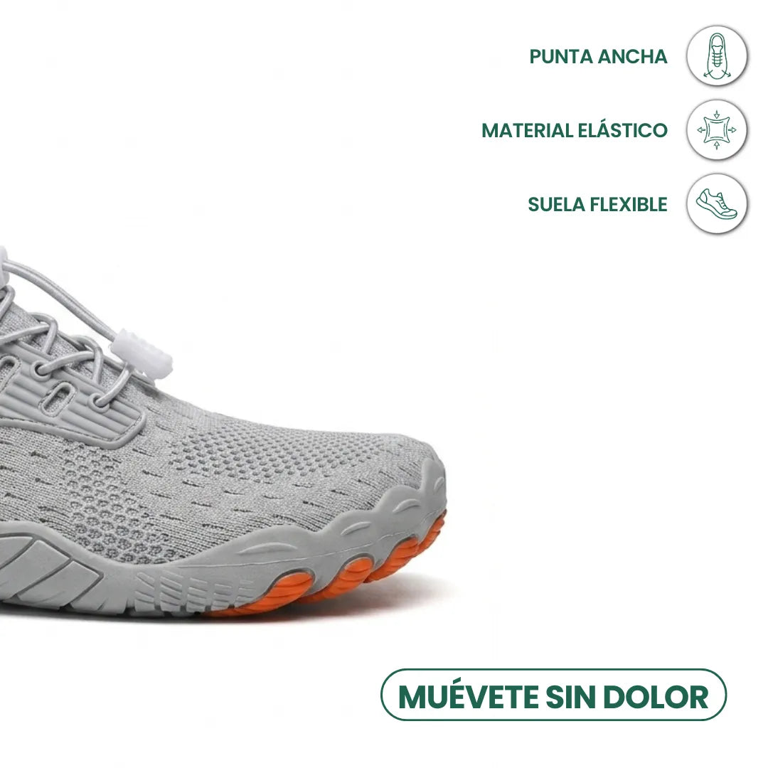 Damskie buty barefoot z szerokim przodem i elastyczną podeszwą