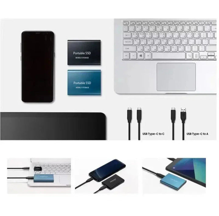 Przenośny Zewnętrzny Dysk SSD Szybkiej Archiwizacji USB-C 1050MB/s