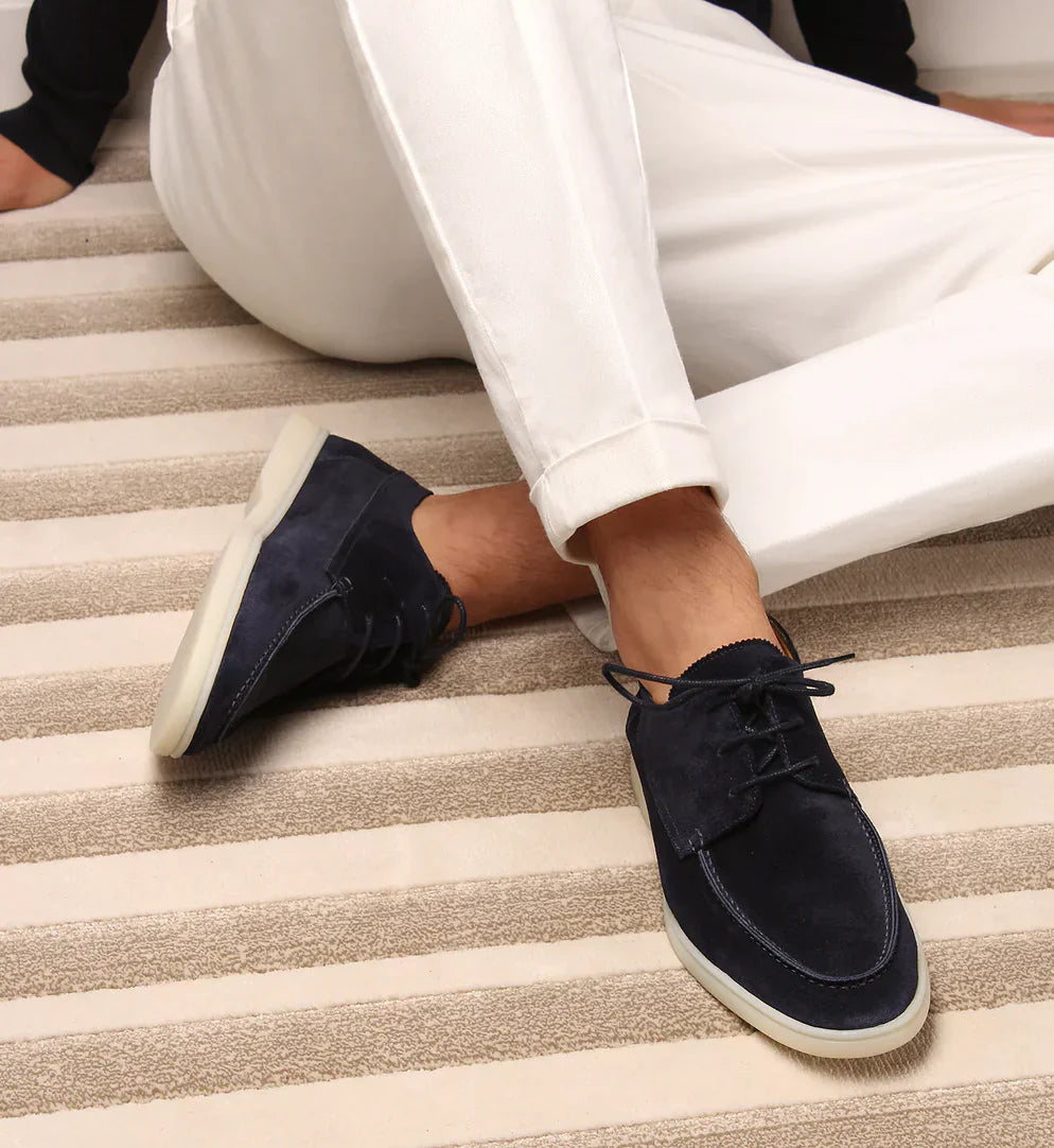 Kyler Stylowe Zamszowe Lofery dla Mężczyzn – Bezwysiłkowa Elegancja Spotyka Codzienną Wygodę