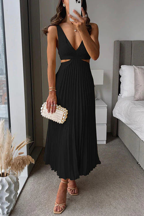 Kobieca Pleciona Sukienka Maxi Elegancka i Lekka